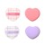 Thyra Puff Sponge Soft No Powder Beauty Egg Wet Dry Heart 2pcs 昙雅小确幸爱心粉扑海绵扑柔软不吃粉美妆蛋干湿两用2只装