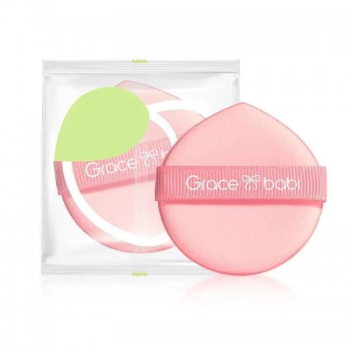 Gracebabi Air Cushion Peach Puff Fragrance Fixing Makeup Cotton Pad 4pcs 瑰宝秘语蜜桃气垫粉扑