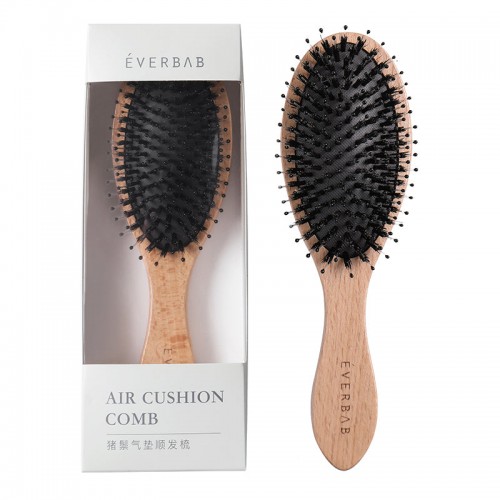 EVERBAB Air Cushion Comb 艾蓓拉猪鬃气垫顺发梳