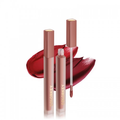 Colorkey Matte Liquid Lipgloss Non-Stick Lipcream Velvet 1.8g 珂拉琪水雾唇镜面唇釉