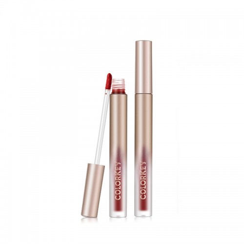 Colorkey Matte Lipgloss Velvet Lip Tint Waterproof Moisturize Lip Gloss 珂拉琪烙印系列空气唇釉 1.7g