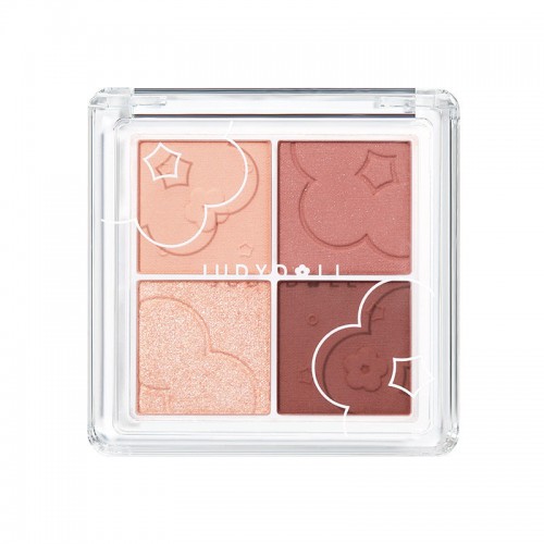 Judydoll Soft Cloud 4 Colors Eyeshadow Palette 橘朵云柔朵朵四色眼影盘 5g