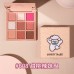 Gogotales Velvet 9 Color Eyeshadow Palette Matte Nude Glitter Shimmer Earth Color Eyeshadows Pallete戈戈舞圣诞巧克力九色眼影盘