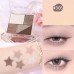 Holdlive Fingertip Magic 5 Colours Makeup Eyeshadow Palette指尖魔法低饱和奶茶大地色珠光眼影盘 9.5g