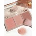 Holdlive Three Color Blush Gradient Waterproof Sweat Proof Nonsmudged Natural Nude Makeup Blush Face Makeup秘境花园三色腮红眼影渐变奶茶自然裸妆holdlive腮红 13g