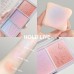 Holdlive Three Color Blush Gradient Waterproof Sweat Proof Nonsmudged Natural Nude Makeup Blush Face Makeup秘境花园三色腮红眼影渐变奶茶自然裸妆holdlive腮红 13g