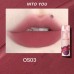 INTO YOU Lip Mud Pixar Strawberry Bear Series Lipstick Gloss Matte Velvet Cheek Dual-Use Soot Gray Pink Red心慕与你皮克斯草莓熊系列唇泥雾面哑光丝绒 2g