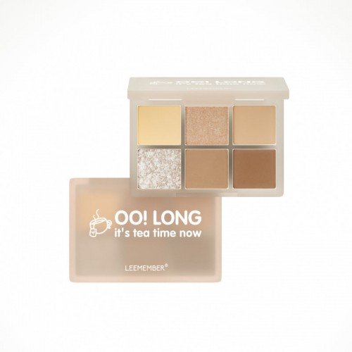 Leemember Oo!long Series 6-color Eyeshadow Palette 荔萌乌龙茶系列6色眼影盘 6g