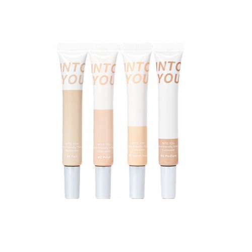 INTO YOU Concealer Skin-Friendly Soft Moisturizing Acne Marks Freckles Dark Circles 心慕与你遮盖脸部斑点痘印遮瑕液 10g