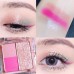 Thyra Three-Color Eyeshadow Tray Mini Small Cute Milk Tea Color Shimmering Powder Pearl Sequins 昙雅小萌新大地色亮片三色拼色眼影