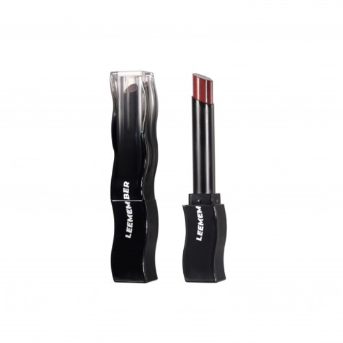 LEEMEMBER Black Feather Lipstick Solid Lip Gloss 荔萌黑羽毛口红 2.6g