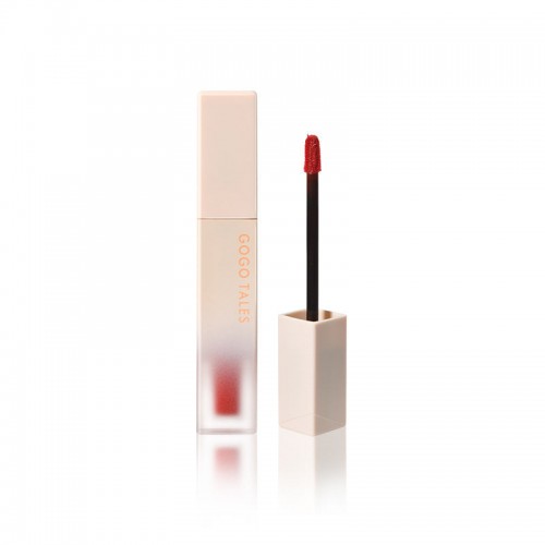 Gogotales White tube Velvet Lip Gloss 戈戈舞小白管丝绒唇釉 4g