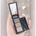 UNNY CLUB Organic Waterproof Eyebrow Powder 3g UNNY三色持久防水眉粉