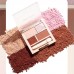 UNNY CLUB 4-color Shimmer Matte Eyeshadow Palette 3g UNNY四色眼影盘