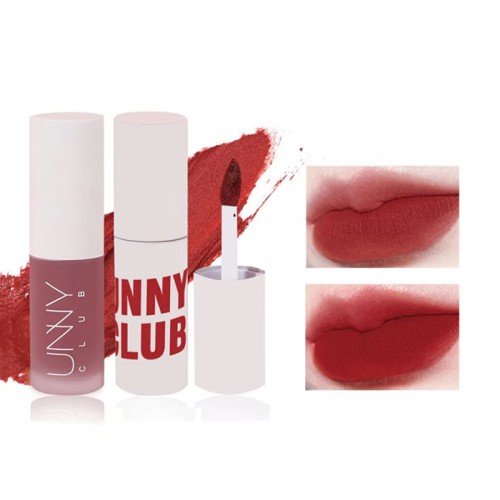 UNNY CLUB Silky Velvet Matte Lip Mud 3g UNNY唇泥丝绒哑光雾面茶艺妆口红