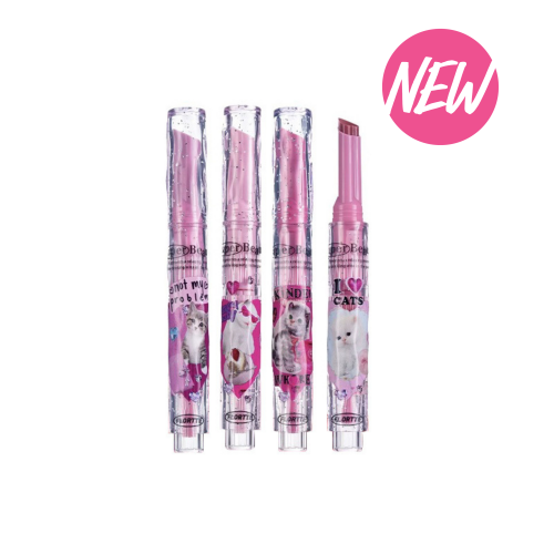 [NEW] FLORTTE Heart-shaped Solid Lipstick Fine Flash Hydrogloss Lip Glaze 6 Variants 花洛莉亚怪美莉亚心型固体唇蜜细闪口红