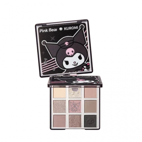 Pink Bear x Sanrio My Melody Kuromi Fairy Dream 9-Color Eyeshadow Palette 8g 皮可熊三丽鸥联名童话梦境九色眼影盘