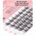 MKS Natural Simulation Fairy Fine-stem Lazy Three-part Trilogy False Eyelashes 萌珂思自然仿真仙子细梗懒人三部曲假睫毛1box