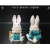 CuteRumor Handcrafted Chinese Rabbit Collectible Toy - Trendy Blind BoxPrank Replaceable Heads 可爱物语中国兔兔周边手作公仔潮玩盲盒替换头