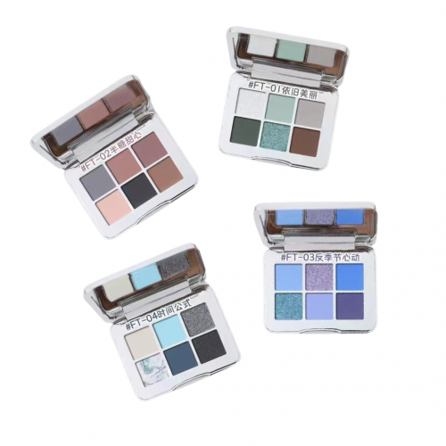 SHEDELLA Future Tech Six Eyeshadows Palette 6g 诗蒂娅未来科技六色眼影盘