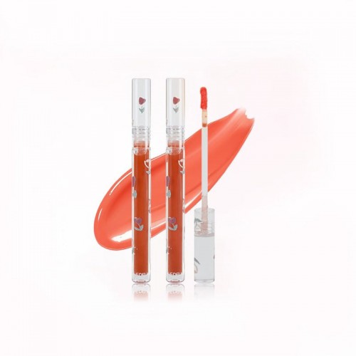 SHEDELLA Nourishing Moisture Romantic Lip Oils/Mirror Glow Lip Glaze 1.4g 诗蒂娅几朵浪漫护唇油镜面水光唇釉