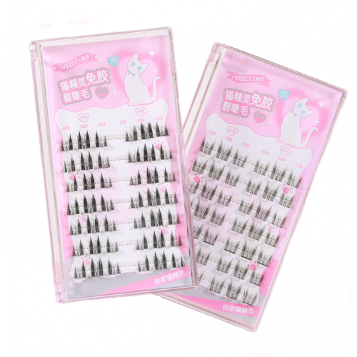 Veecci Cat Elf Glue-Free False Eyelashes 1box 唯资猫精灵免胶假睫毛