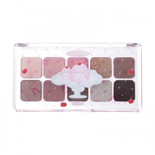 Flortte Wackky Series Eyeshadow 7.5g 花洛莉亚女生宿舍系列十色眼影盘