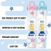 Lion Fine Teeth Cleaner Travel Set/Piece(Pink/Blue Randomized) 狮王细齿洁旅行套装/件