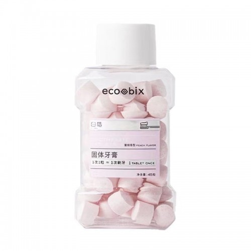 ECOOBIX Lazy Person Solid Toothpaste 45PCS 白惜懒人固体牙膏