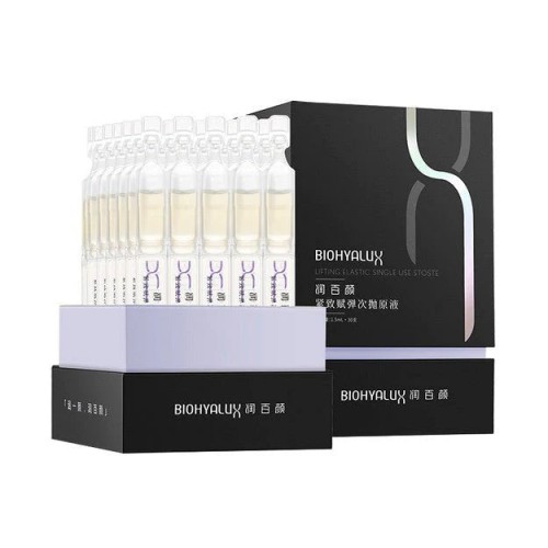 Biohyalux Lifting Elastic Single Use Stoste 华熙生物润百颜紧致赋弹玻尿酸次抛原液面部精华液 1.5ml*30