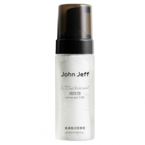 John Jeff 5.9% Amino Acid Cleansing Mousse 氨基酸洁面慕斯 145ml