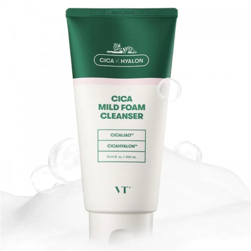 VT Cica Mild Foam Cleanser 300ml 薇缔VT积雪草洗面奶