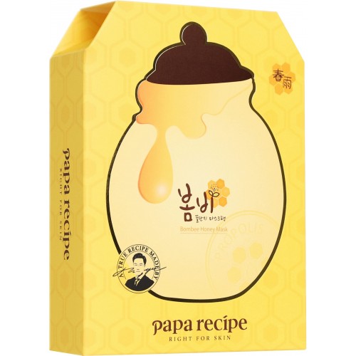 Papa Recipe Honey Moisturizing Hydrating Mask 25g*10Pcs 春雨蜂蜜保湿补水面膜