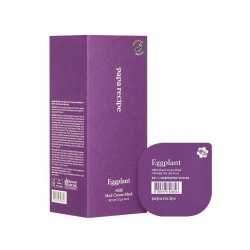 Papa Recipe Eggplant Clear Hydration Mud Mask 7.5g*10pcs 春雨茄子清透水感泥膜