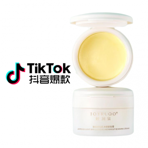 Tiktok/Douyin Hot  JOYRUQO Light Skin Cleansing Cream 85ml【Tiktok抖音爆款】娇润泉轻肌净颜卸妆膏